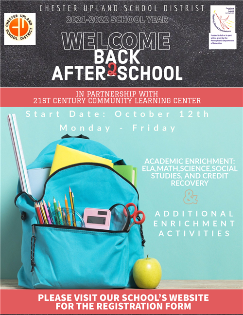 21st CCLC Afterschool Flyer